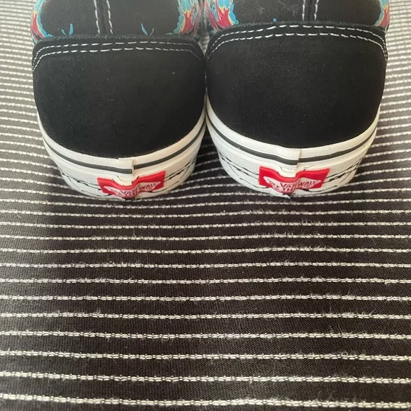 Vans Black Glow-in-the-Dark Men's Shoes - Picture 4 of 5